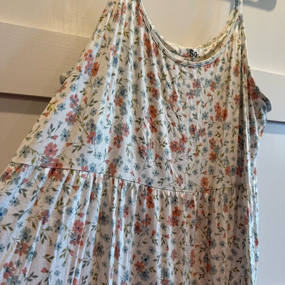Floral XL Spaghetti Adjustable Strap Dress - Picture 3 of 6